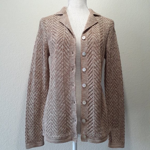 Doncaster Sweaters - Doncaster  Knit Cardigan 100% cotton